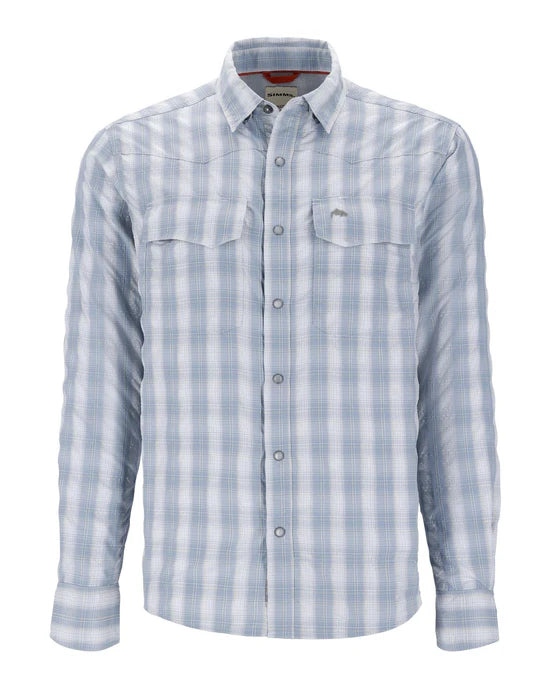 Simms Big Sky LS Shirt - Bimini Blue