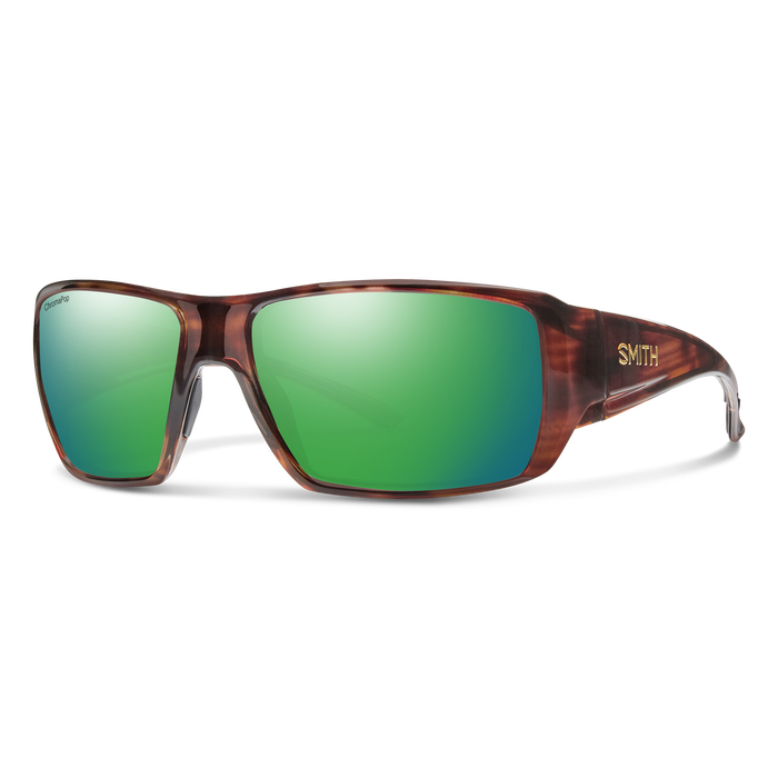 Smith Optics Guide's Choice XL: Tortoise Frame / ChromaPop Glass Polarized Green Mirror / XLarge