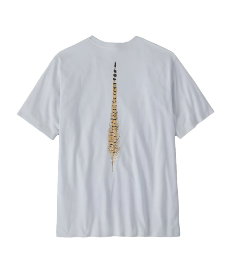 Patagonia Take a Stand Responsibili-Tee - Pheasant Tail: White
