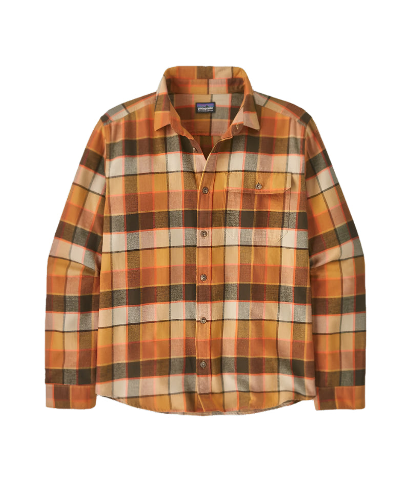 Patagonia L/S Lightweight Fjord Flannel Shirt - Rocky: Otter Brown