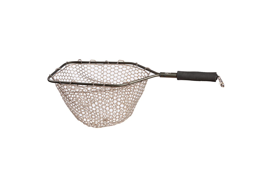 Adamsbuilt Fishing Aluminum Catch and Release Net 15" with Camo Ghost Netting