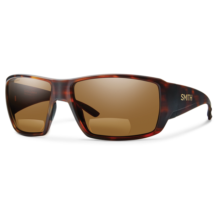Smith Optics Guide's Choice Bifocal: Matte Havana Frame / Polarized Brown +2.50 / Medium to Large