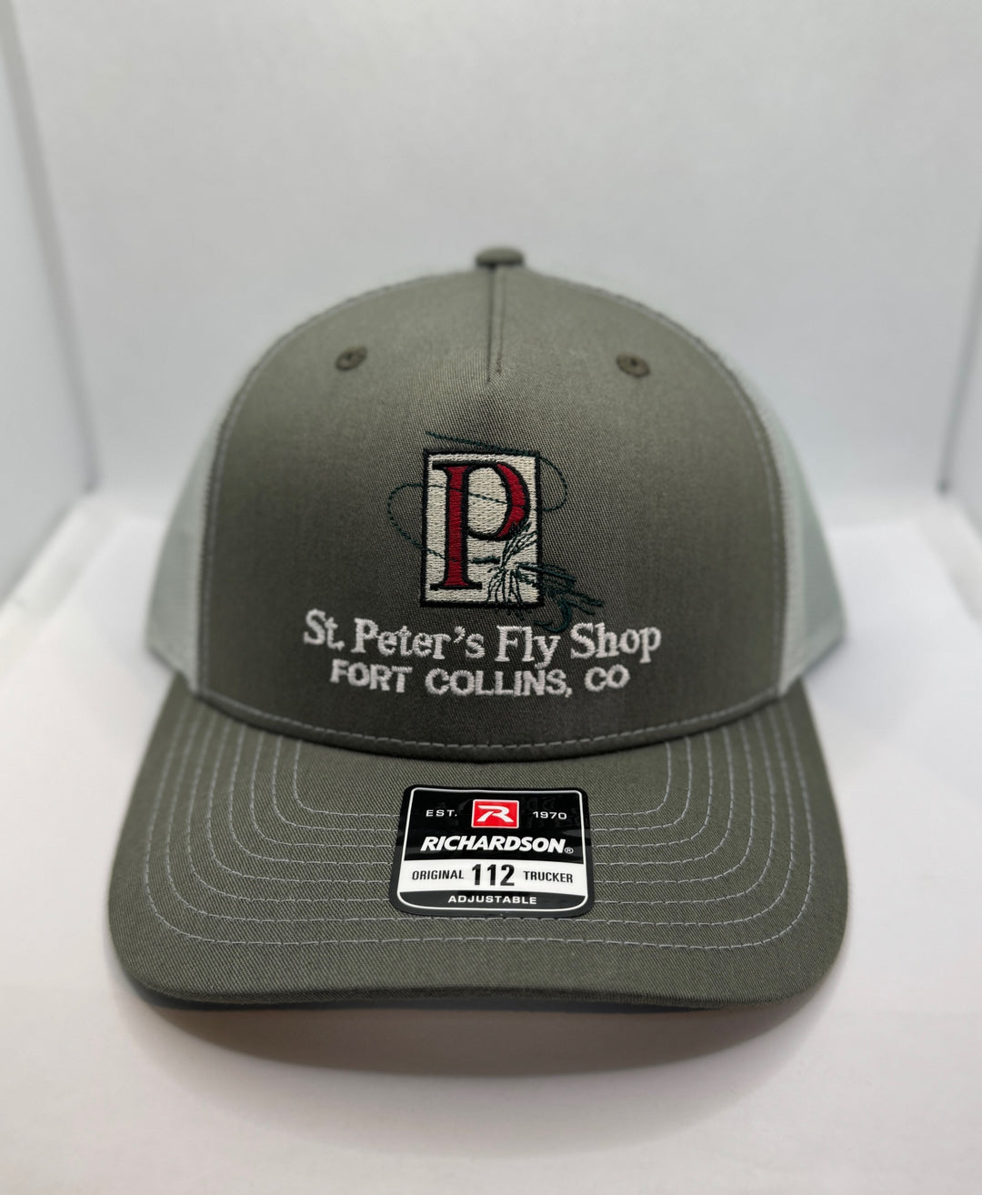 Richardson Sports St. Peter's Classic Logo Trucker Hat Beetle/Quarry