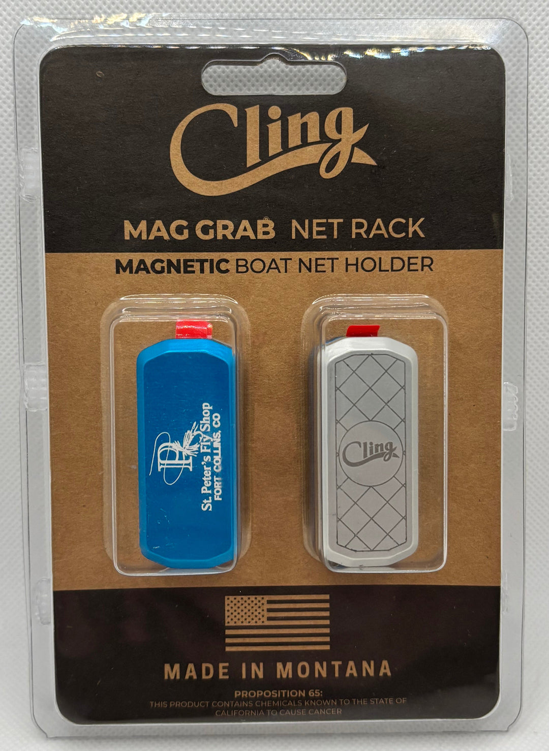 Cling Mag Grab Net Rack Blue w/ SPFS Logo