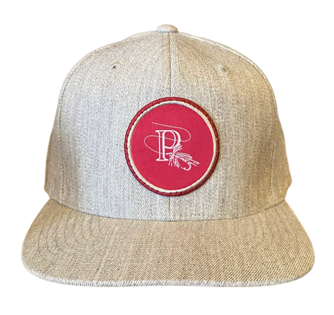 Captuer Headwear St. Peter's Red Classic P Patch Heather Gray