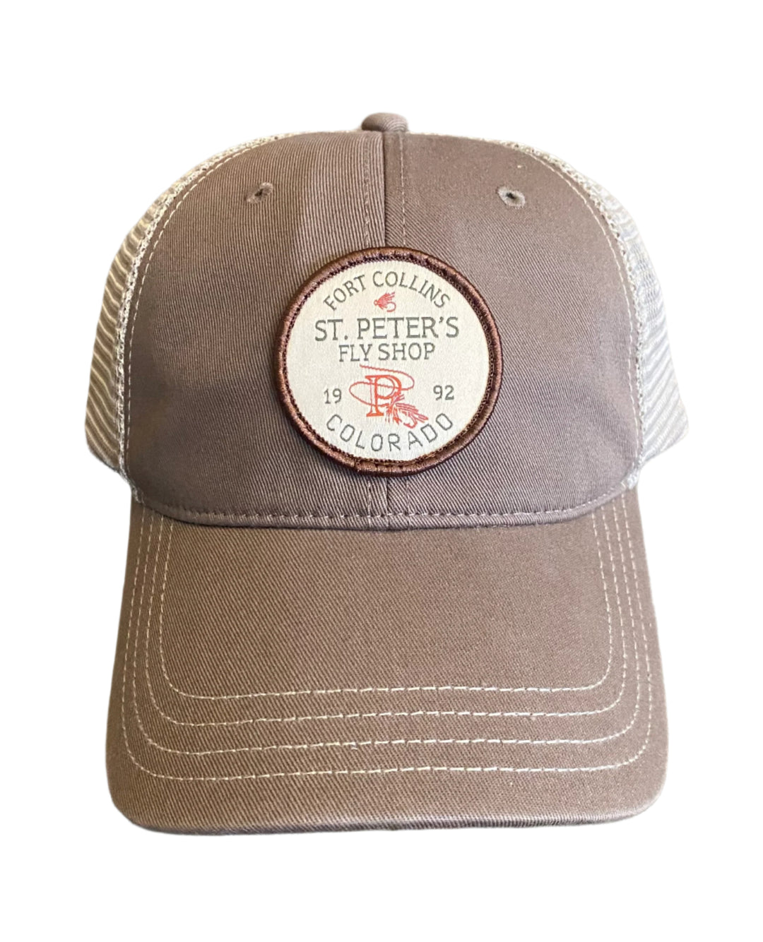 Richardson Sports St. Peter's Tan Round Patch Hat Driftwood/Khaki
