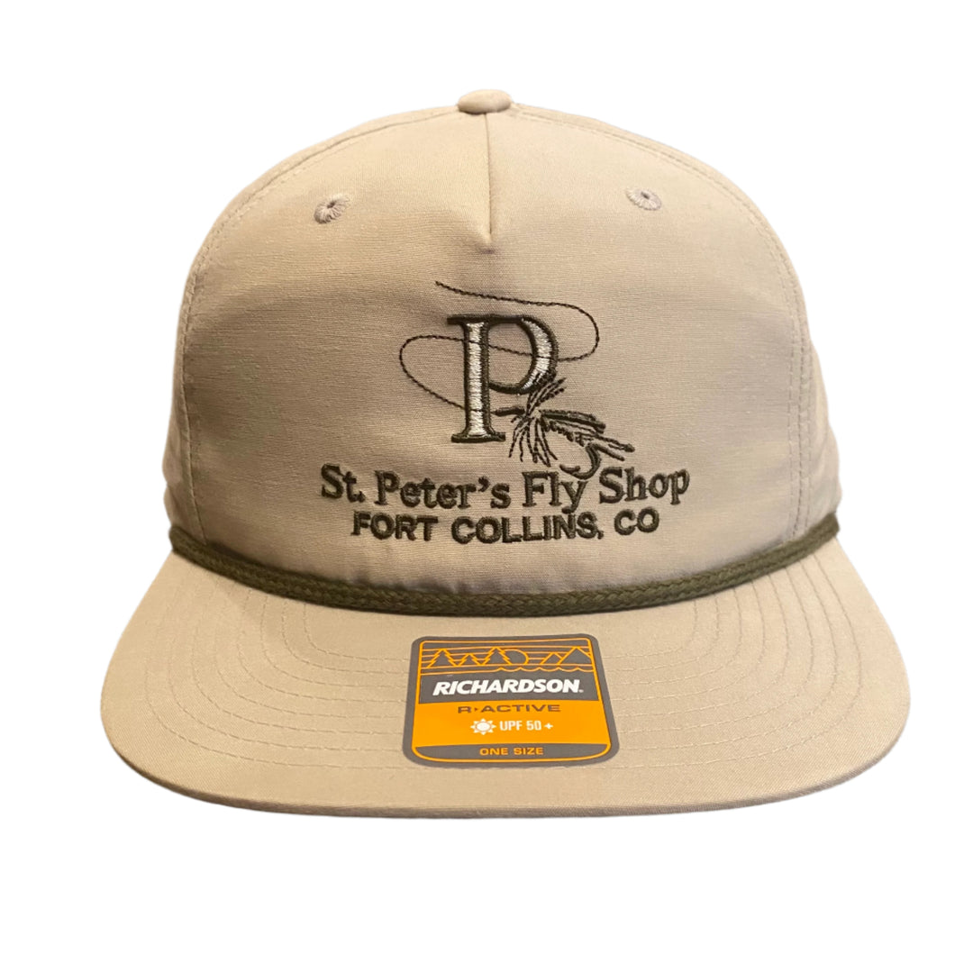 Richardson Sports St. Peter's Classic Logo Umpqua Hat Tan w/ Olive Rope One Size