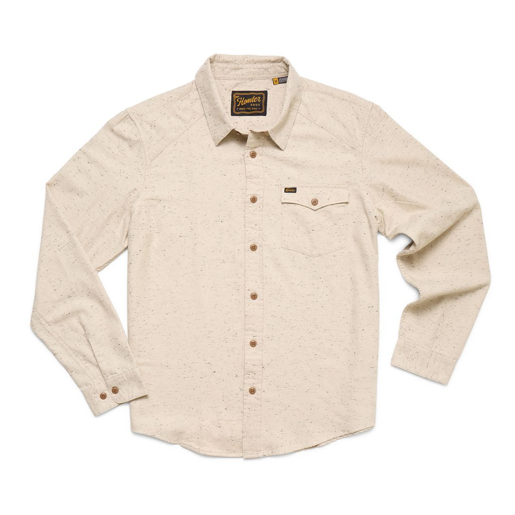 Howler Brothers La Grange Lightweight Flannel - Speckled Sand