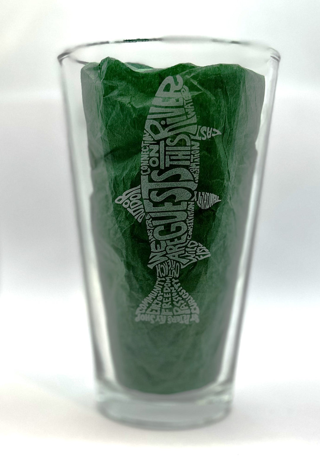 Bevvee Etched Manifesto Pint Glass