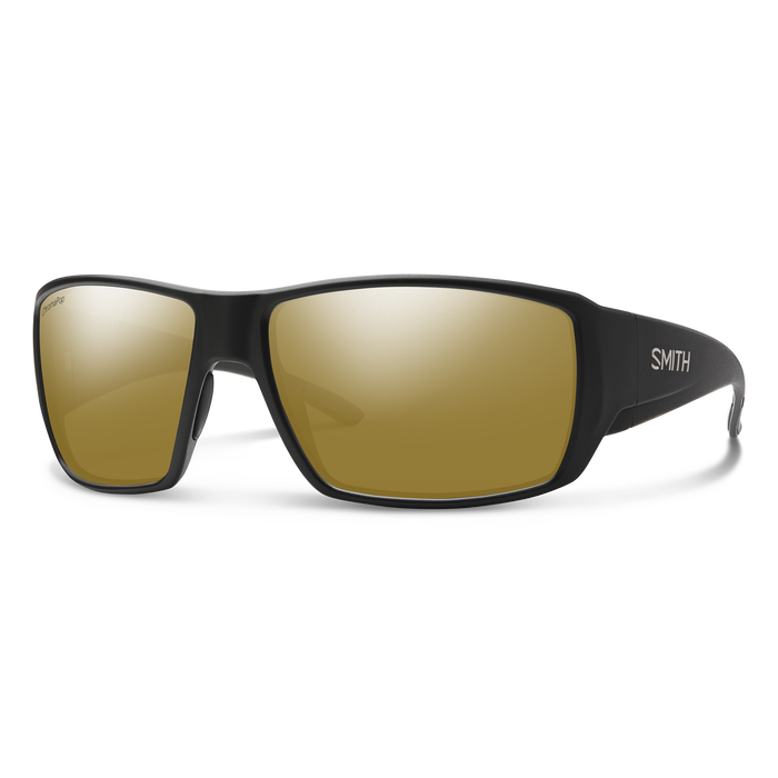 Smith Optics Guide's Choice: Matte Black Frame / ChromaPop Polarized Bronze Mirror Glass / Medium to Large