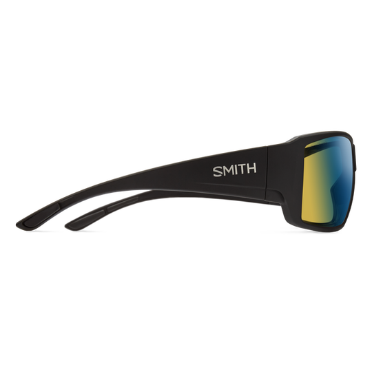 Smith Optics Guide's Choice: Matte Black Frame / ChromaPop Polarchromic Yellow Blue Mirror Glass / Medium to Large