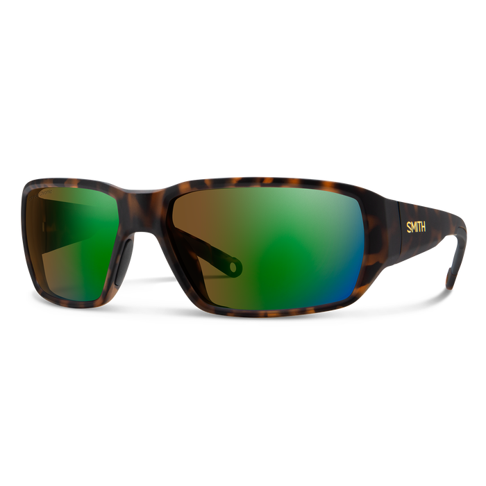 Smith Optics Hookset: Matte Tortoise Frame / ChromaPop Polarchromic Brown Green Mirror Glass / Medium to Large