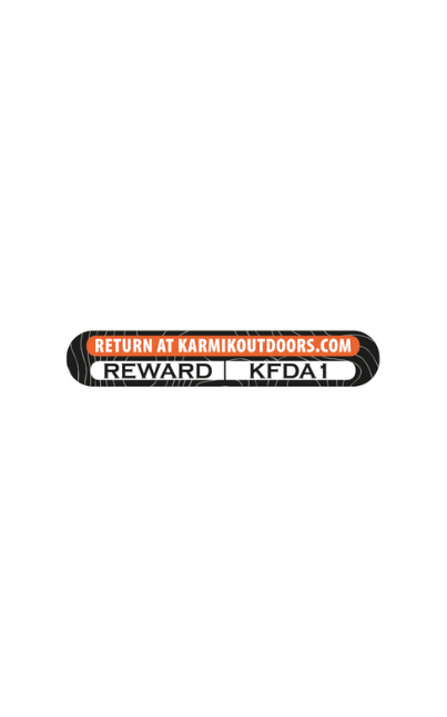 Karmik Outdoors Single Decal Rod Sticker