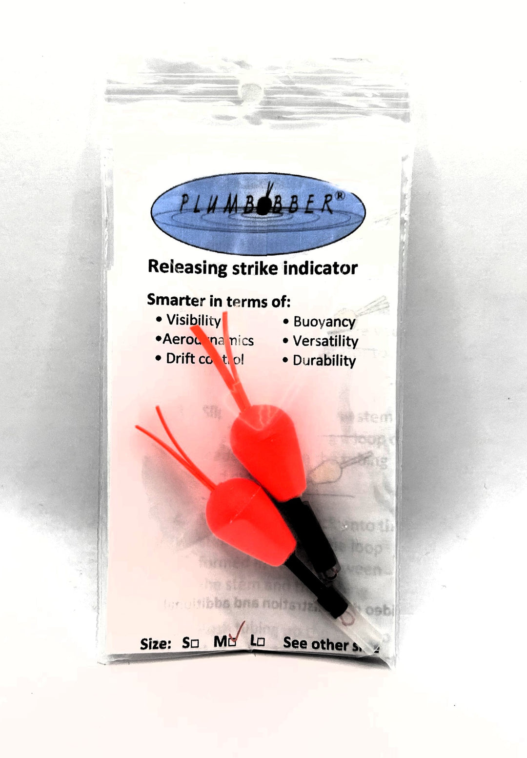 Pins & Fins LLC Plumbobber Medium Orange 2pck