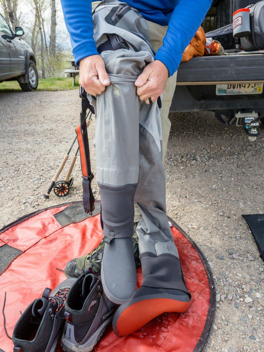 Simms Taco Wader Bag Anvil