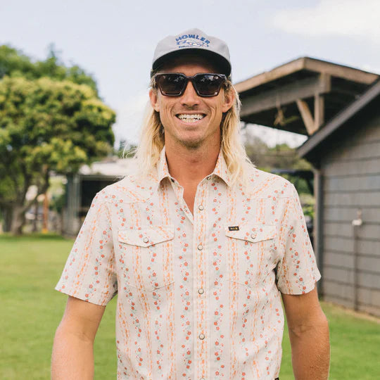 man in HB shirt