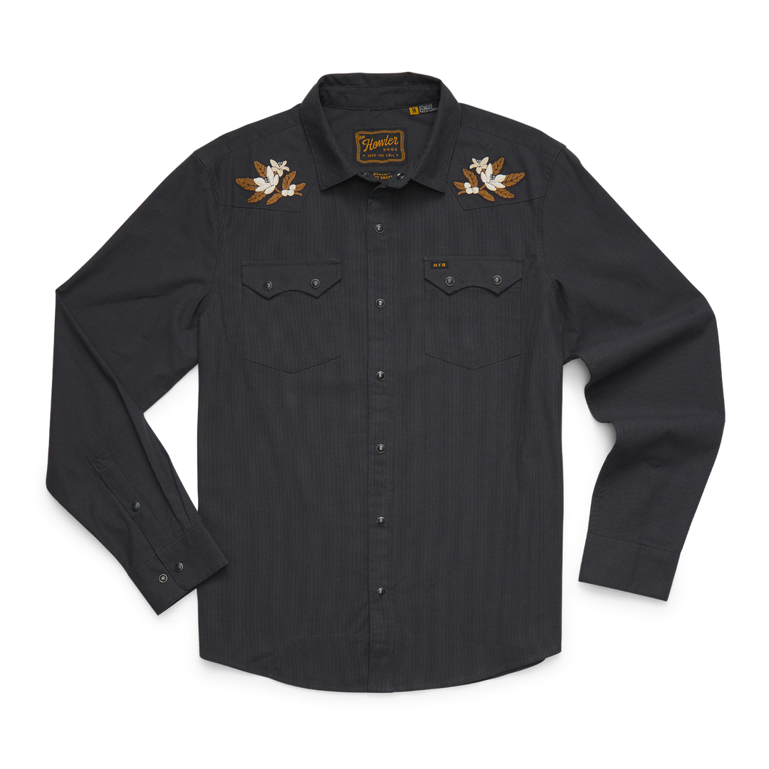 Howler Brothers Crosscut Deluxe Longsleeve - Orange Blossoms