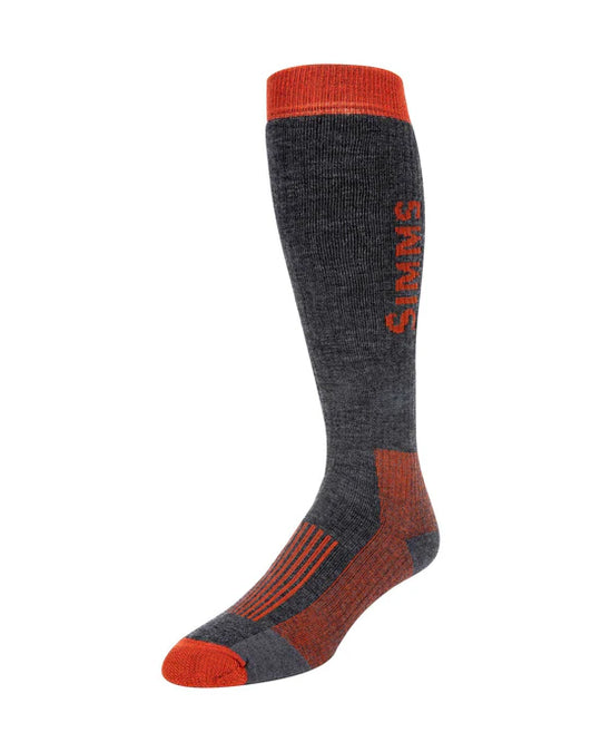 Simms Merino Midweight OTC Sock - Carbon