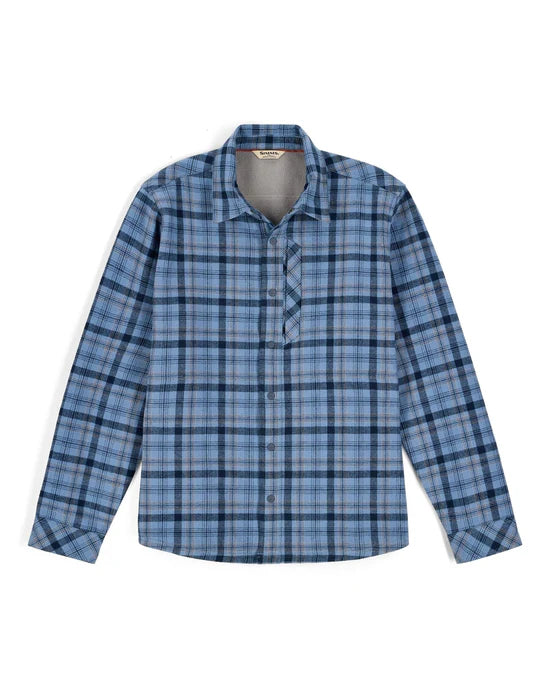 Simms Coldweather Shacket - Schooner Plaid: Albacore