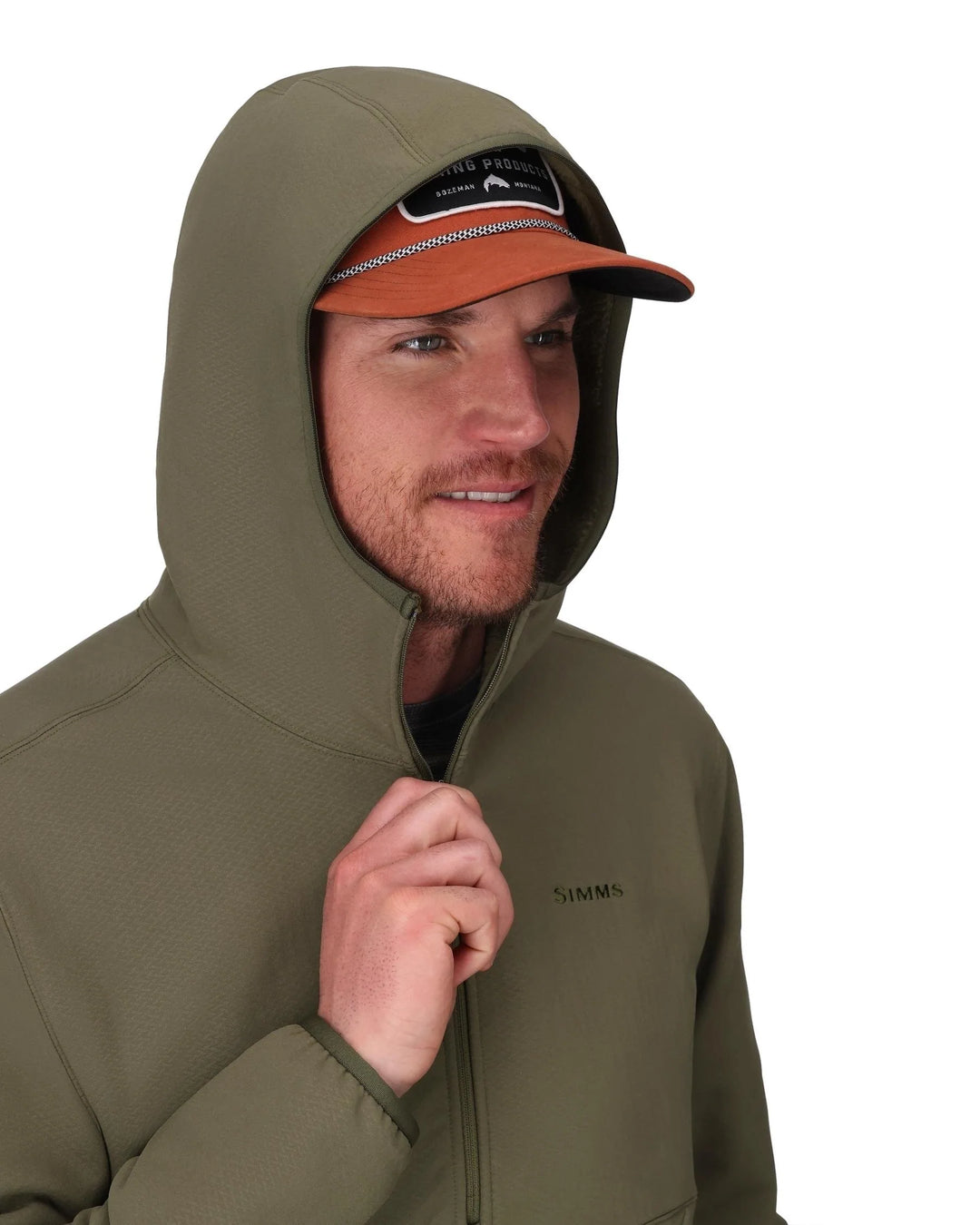 Simms Strata 330 Half-Zip Hoody - Loden