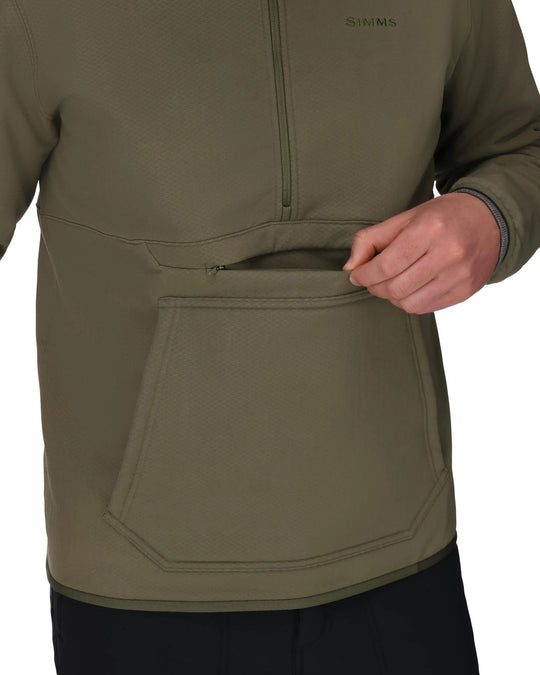 Simms Strata 330 Half-Zip Hoody - Loden