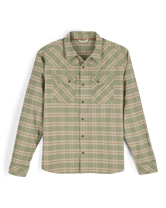 Simms Brackett Flannel - Drummond Plaid: Stone