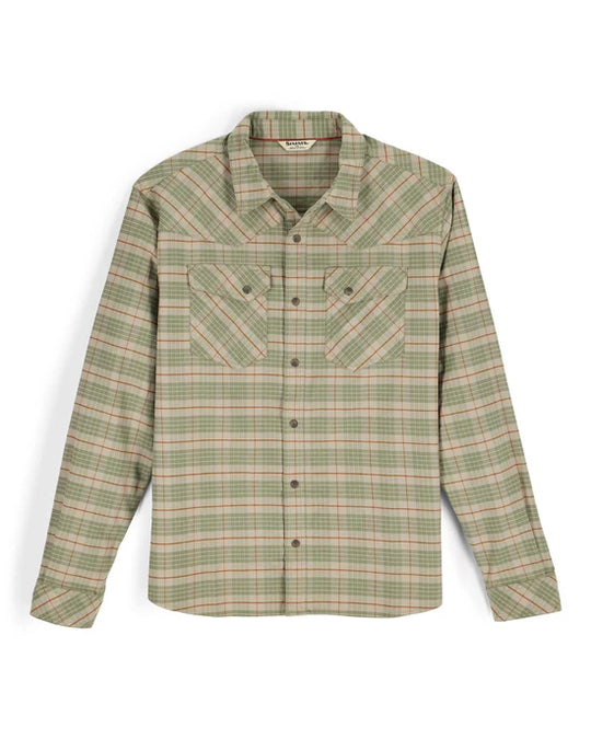 Simms Brackett Flannel - Drummond Plaid: Stone