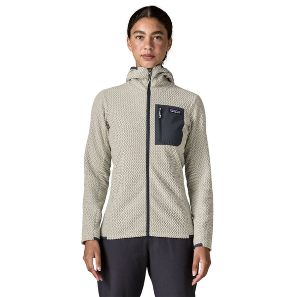 Patagonia W's R1 Air Full-Zip Hoody - Birch White