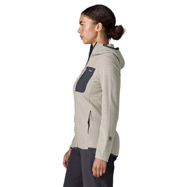 Patagonia W's R1 Air Full-Zip Hoody - Birch White