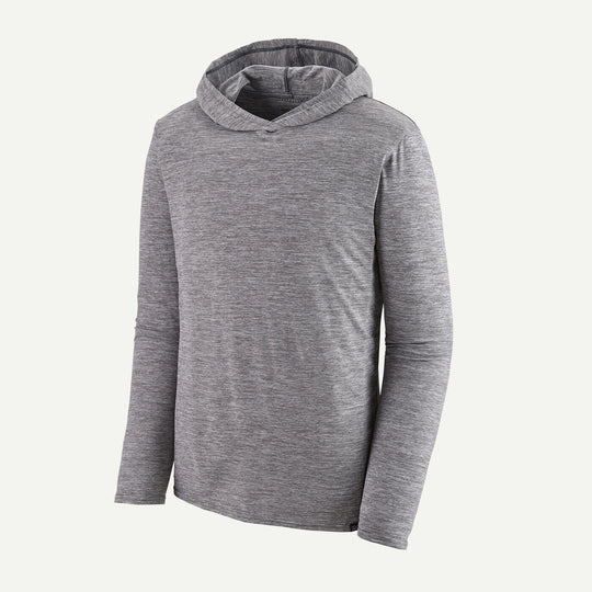 M's Cap Cool Daily Hoody: Feather Grey SPFS Red Manifesto Logo