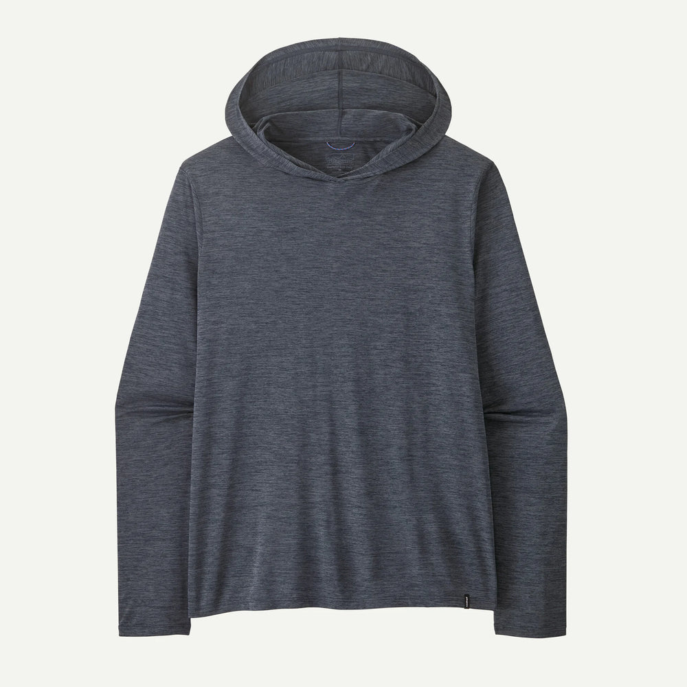 Patagonia Cap Cool Daily Hoody Manifesto Red Logo - Smolder Blue - Light Smolder Blue X-Dye
