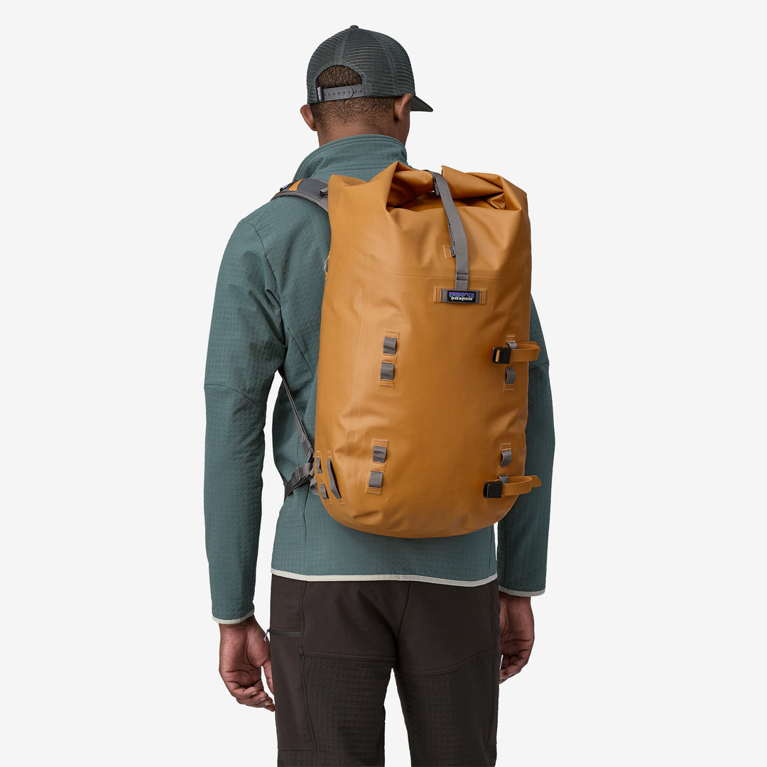 Patagonia Disperser Roll Top Pack 40L Golden Caramel – St. Peter's Fly Shop