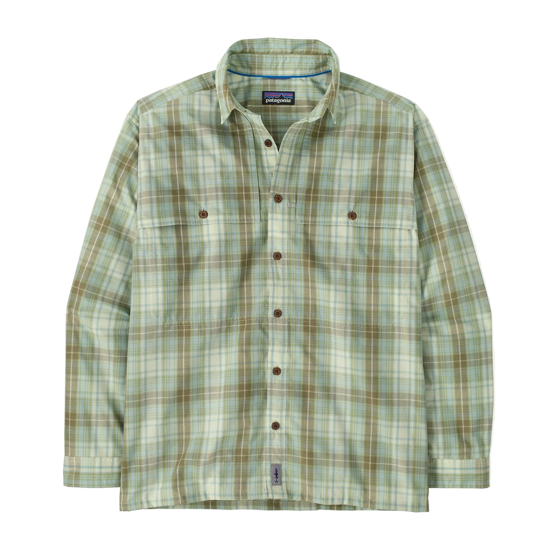 Patagonia L/S Island Hopper Shirt - Longshore: Lichen Green – St Patagonia L/S Island Hopper Shirt - Longshore: Lichen Green – St