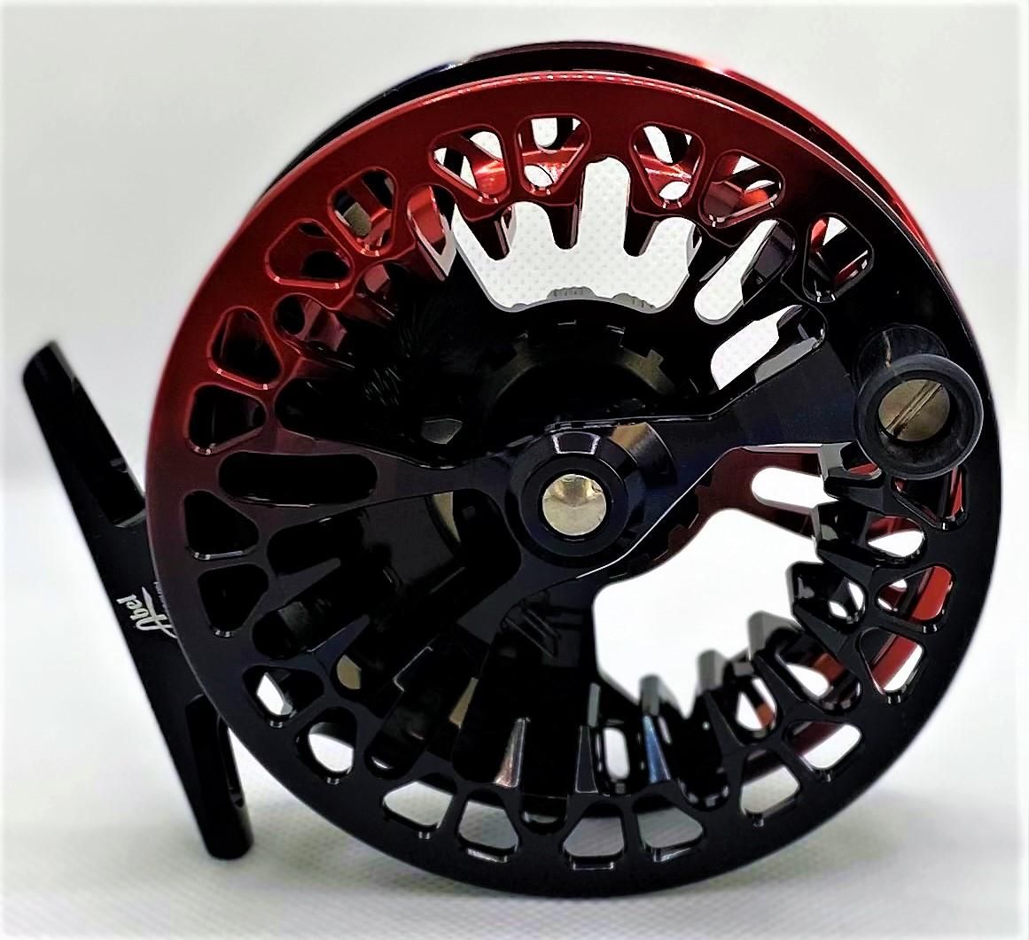 Abel Vaya 56 Black Red Fade Black Ebony Handle