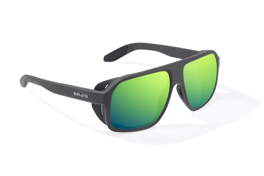 Bajio Cocho: Graphite Black Matte Frame / Green Mirror Poly / XLarge