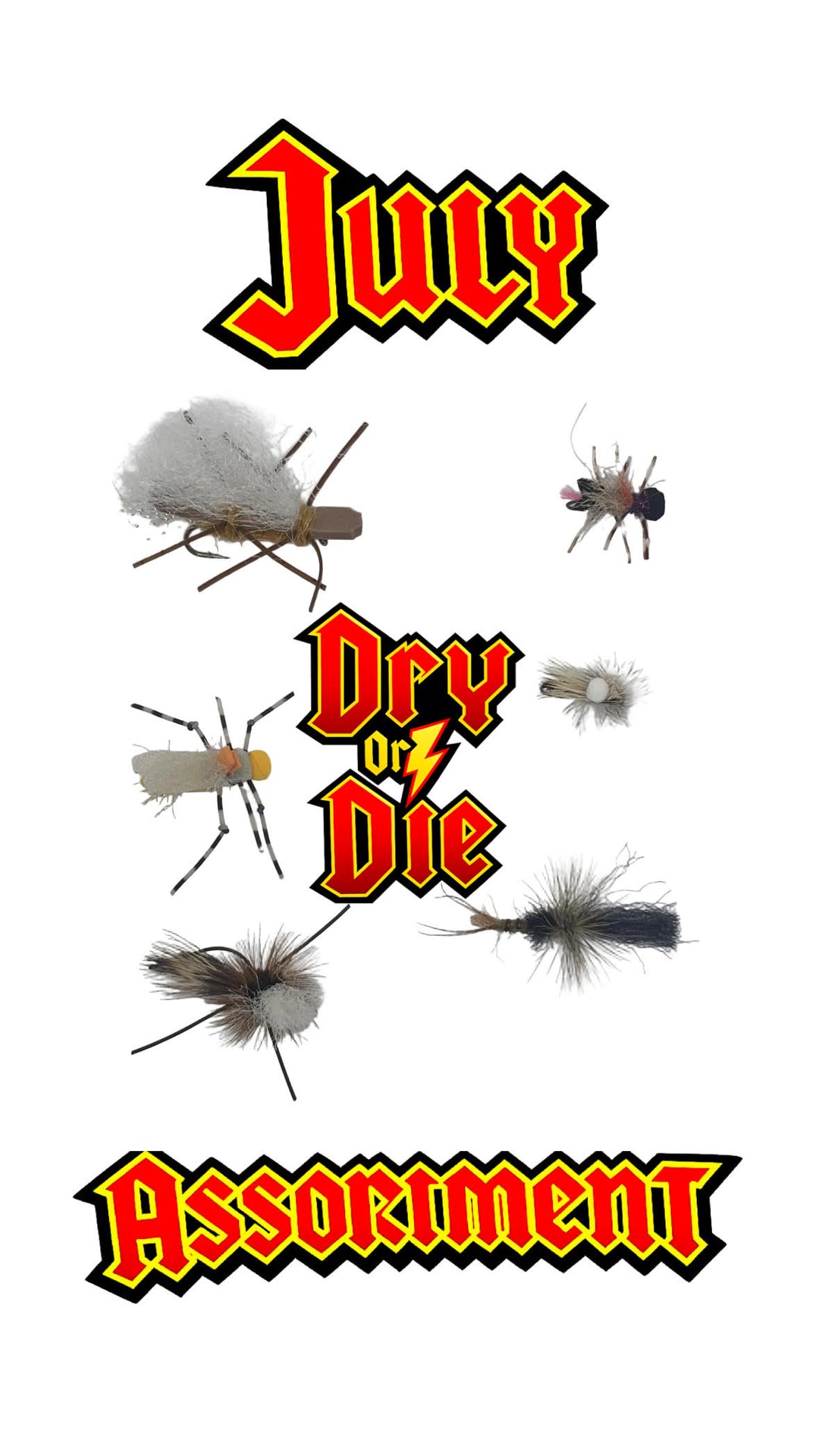 July "Dry Or Die" Fly Assortment