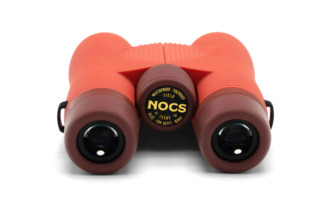 Nocs Field Issue 8x32 Waterproof Binoculars Coral Red