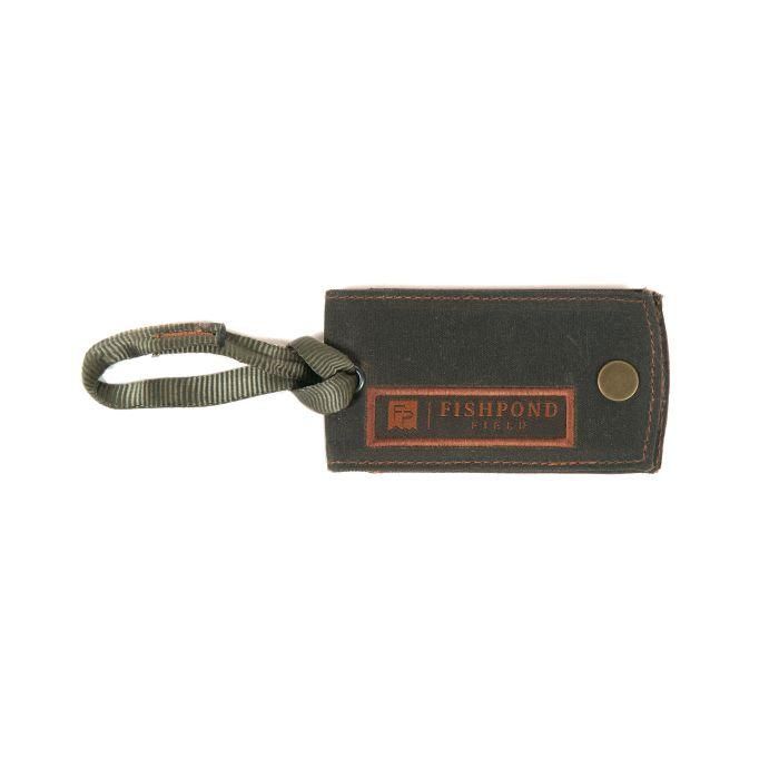 Fishpond Field Luggage Tag Peat Moss