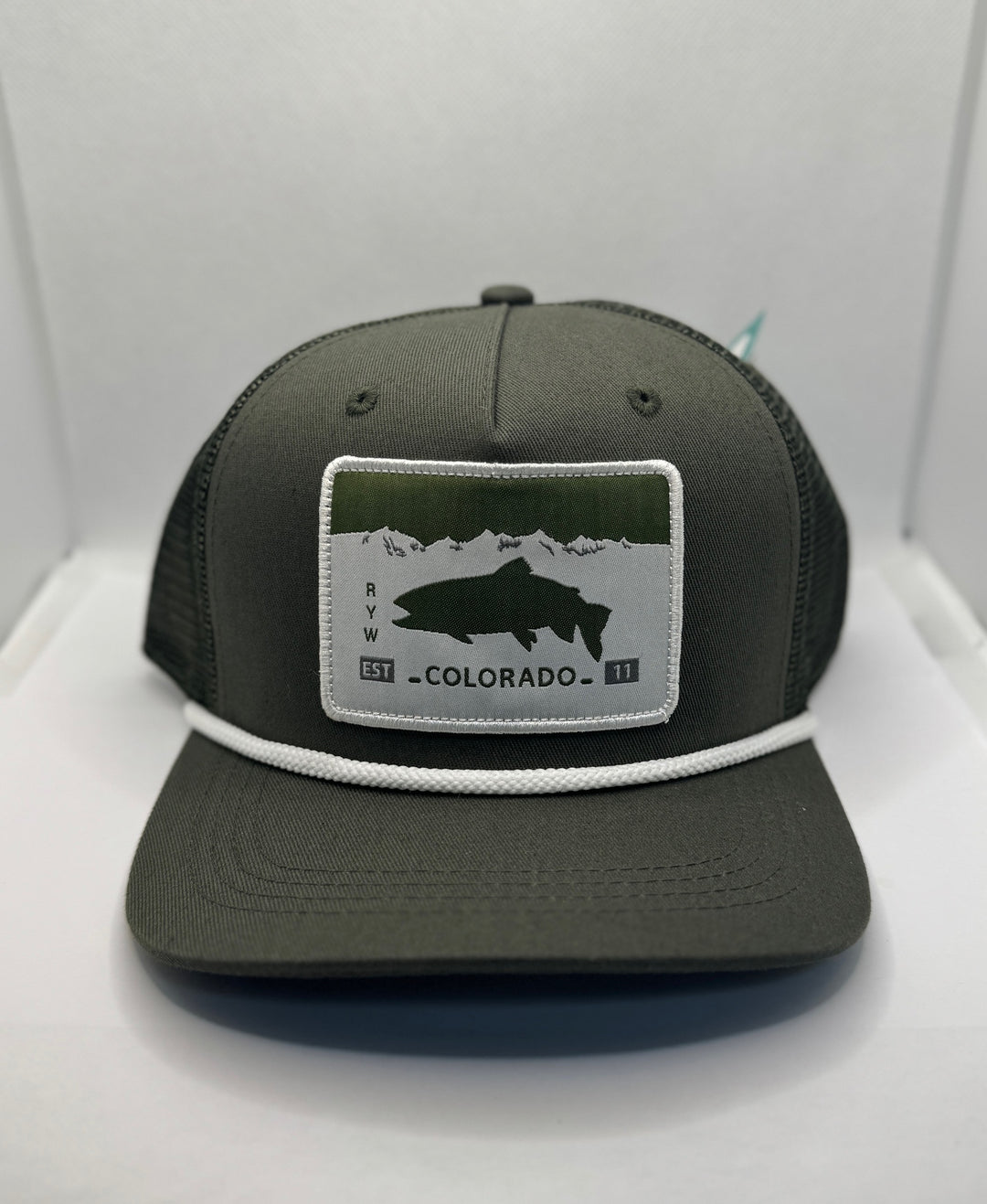 Rep Your Water Colorado License Plate Mesh Back Hat