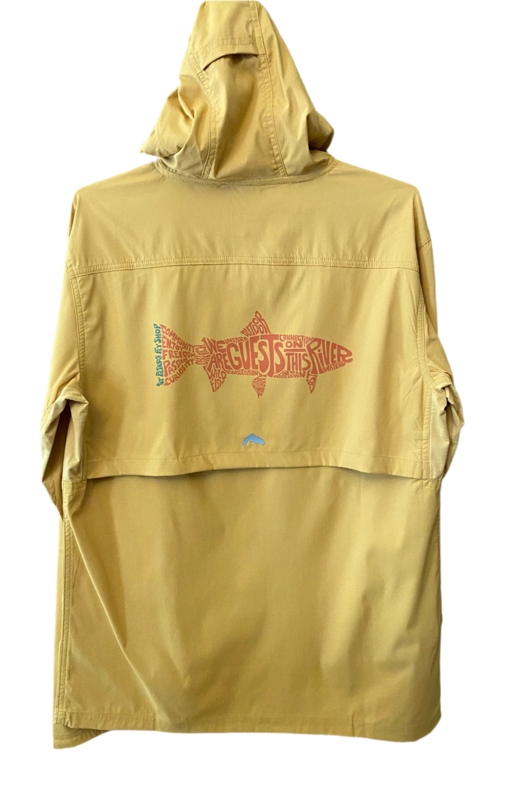 Simms Latitude Hoody Baltic Amber SPFS Manifesto Logo