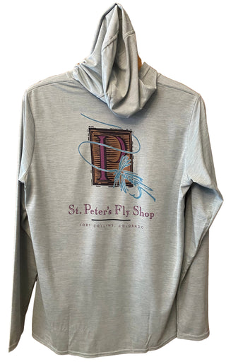 Patagonia W's Cap Cool Daily Hoody - Thermal Blue - SPFS Aqua Classic P Logo