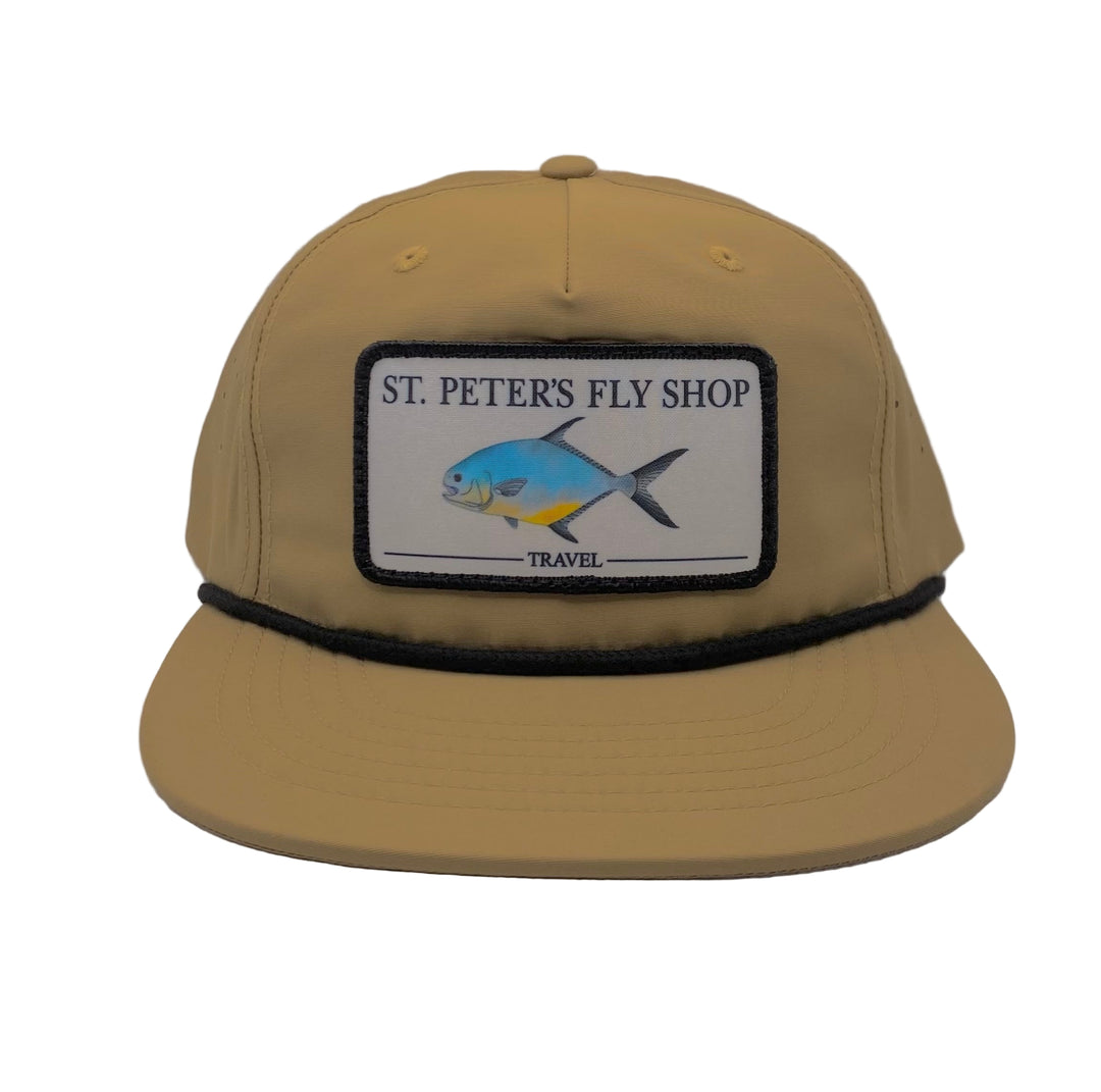 Captuer Headwear St. Peter's Permit Travel Patch Hat Grain/Black Rope