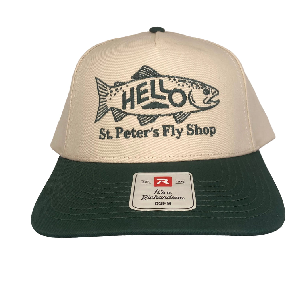 Richardson Sports St. Peter's & Hello Brewery Collab Hat Cream / Dark Green