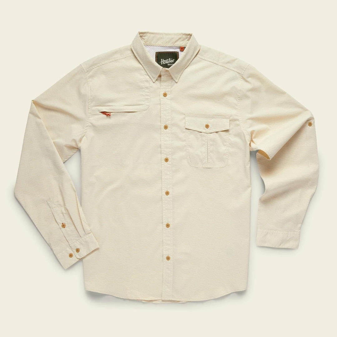 Matagorda Long Sleeve Shirt: Tarpon Scale Heirloom