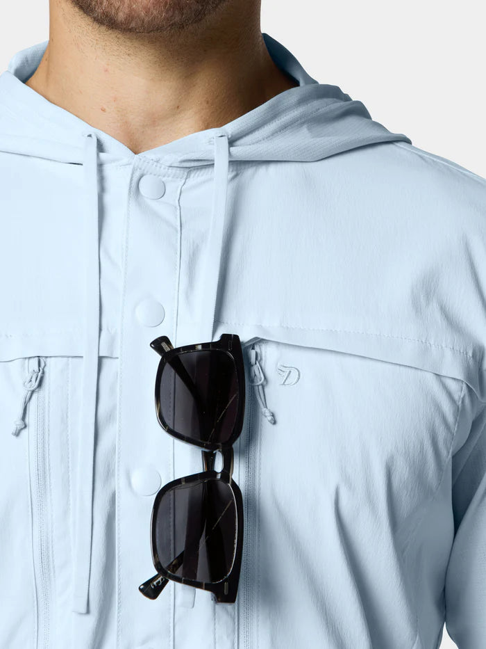 Duck Camp Hybrid Guide Hoodie - Ice Water