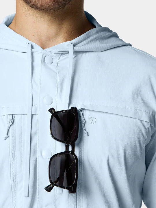 Duck Camp Hybrid Guide Hoodie - Ice Water
