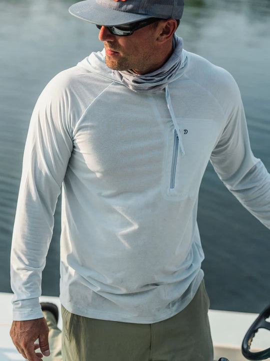 Duck Camp Lightweight Performance drirelease Hoodie - Ice Water