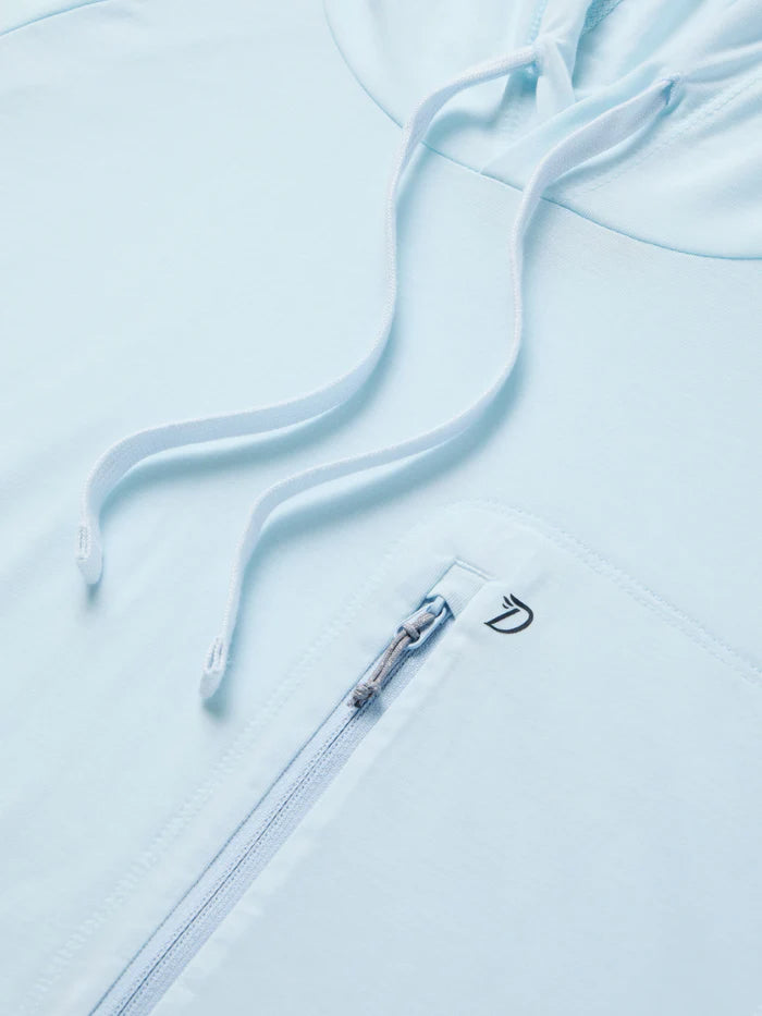 Duck Camp Lightweight Performance drirelease Hoodie - Ice Water