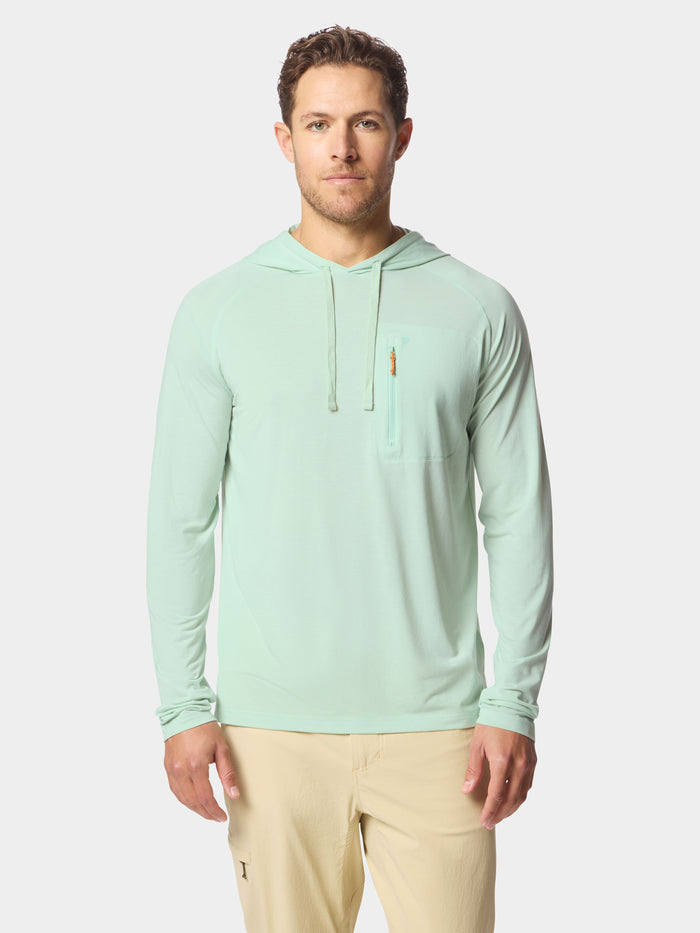 Duck Camp Lightweight Performance drirelease Hoodie - Sea Foam