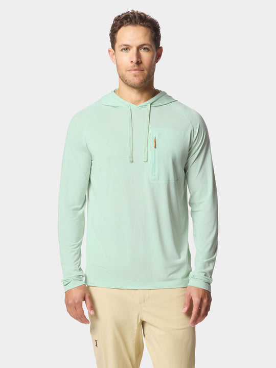 Duck Camp Lightweight Performance drirelease Hoodie - Sea Foam